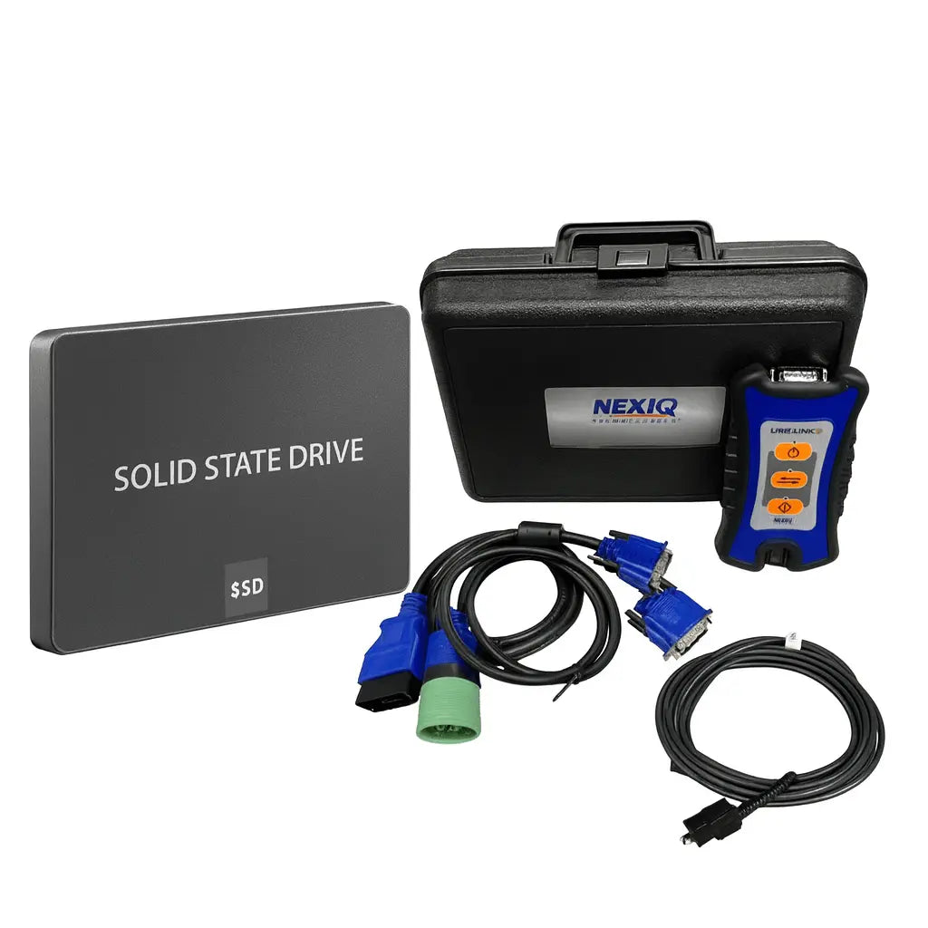 Diesel Diagnostic Software + Cable Kit + On and Offroad - 2026 Update - Fast Read SSD Truck Tech Diagnostics